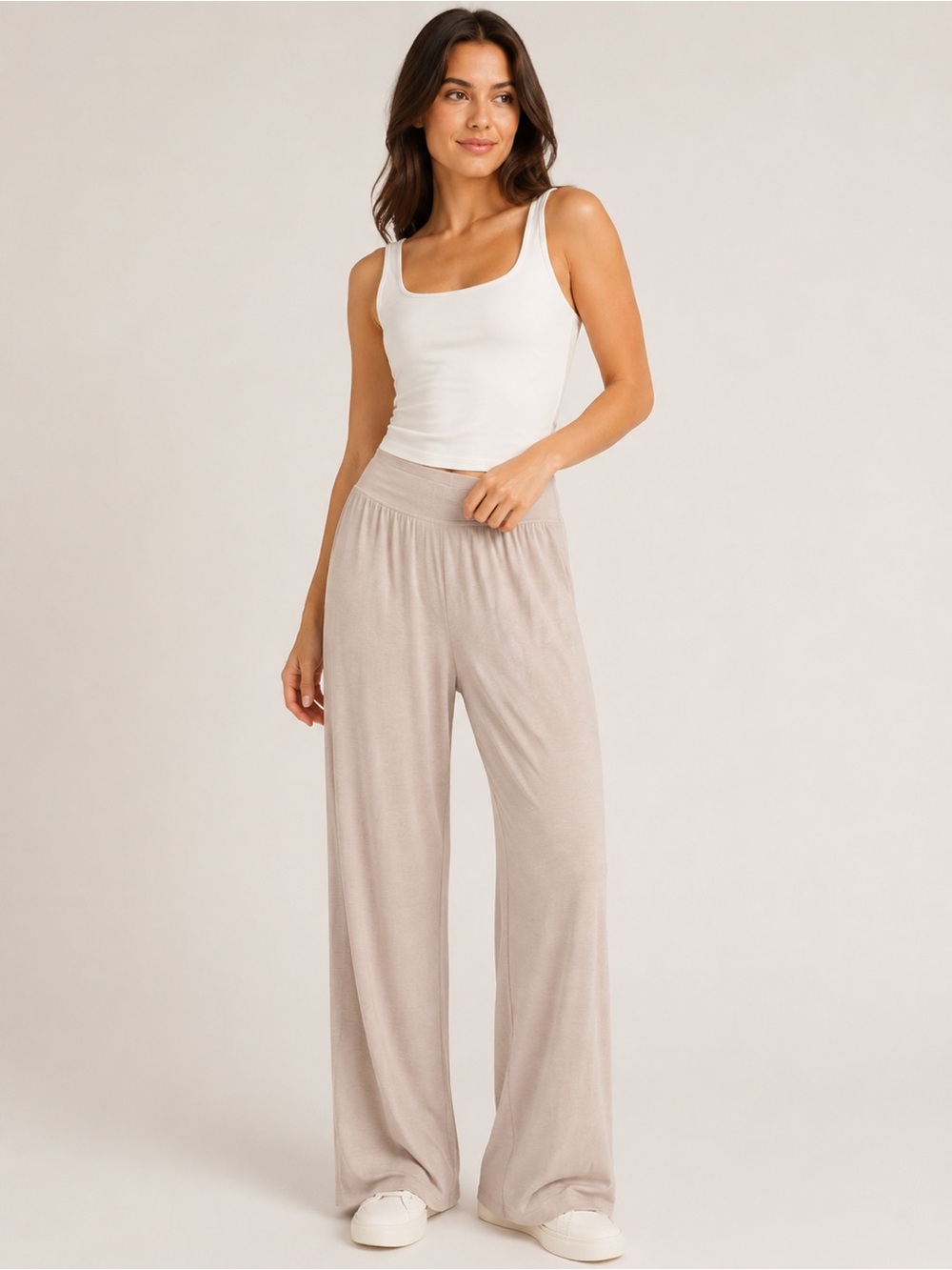 Bleusalt Cream Lounge Pants